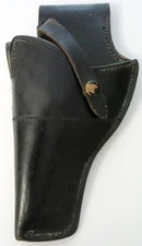 Jay-Pee Holster 4" Revolver LEFT-HAND .357 OWB Black Genuine Leather VINTAGE