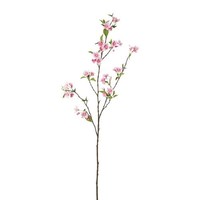 artplants KüNstlicher BirnenblüTenzweig Drokle Mit BlüTen, Rosa, 110Cm