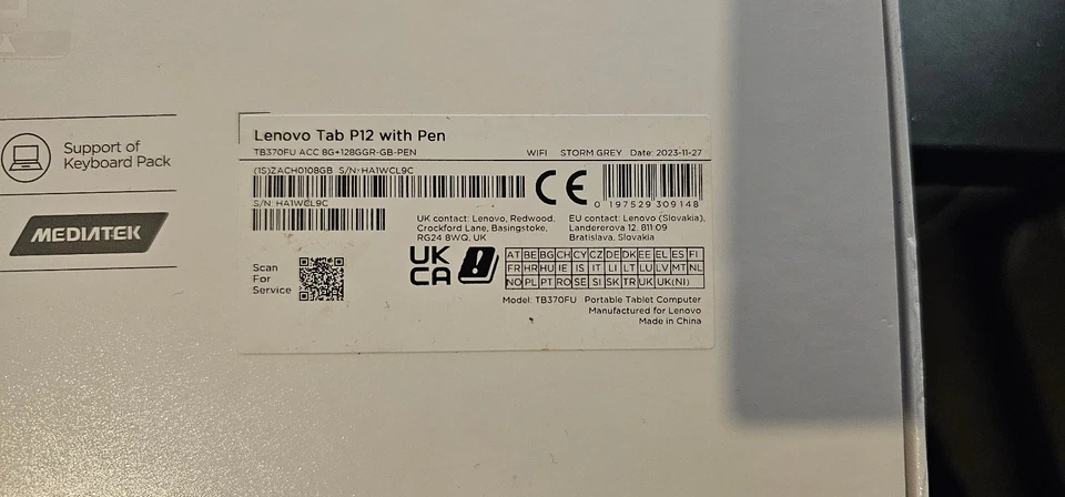 Lenovo Tab P12 · 128GB · Wi-Fi, photo 2 of 5