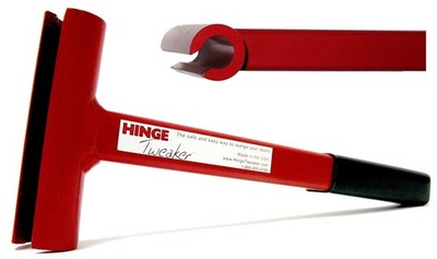 Hinge Tweaker Red Standard Weight Size for .134 Gauge Commercial Door Hinge Adju