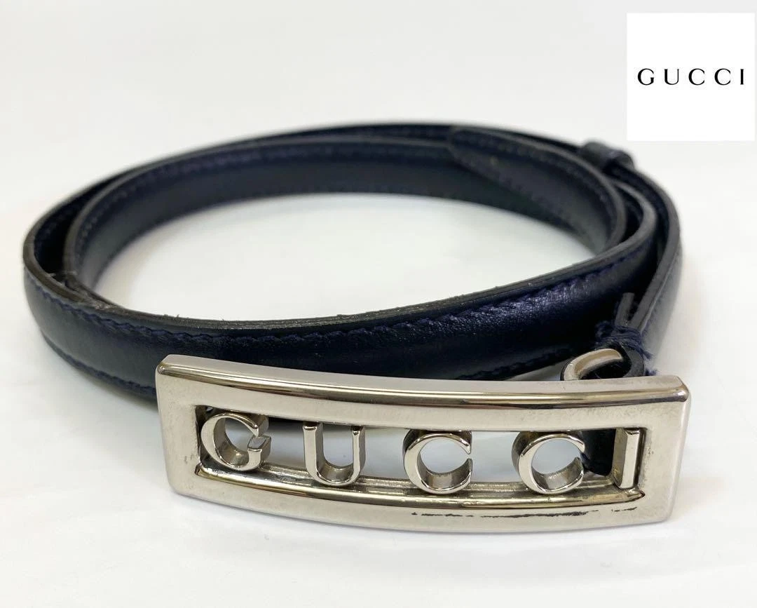 Gucci Ceinture Cuir Larg,5cm Unisexe Logo Classique 66/71cm Occasion