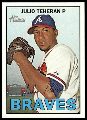 2016 Topps Heritage #417 Julio Teheran Atlanta Braves NM+