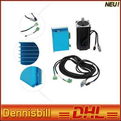 12Nm Closed Loop 8A Nema34 Stepper Motor DSP Schrittmotor Drive Set Neu