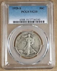 1928-S WALKING LIBERTY HALF DOLLAR PCGS VG10 746540