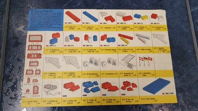 LEGO System vintage Booklet 60er 50er 50s 60s promo rare classic mursten 1:87