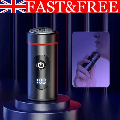 Men's Electric Shaver Razor Wet/Dry Rechargeable Rotary Cordless USB Charging