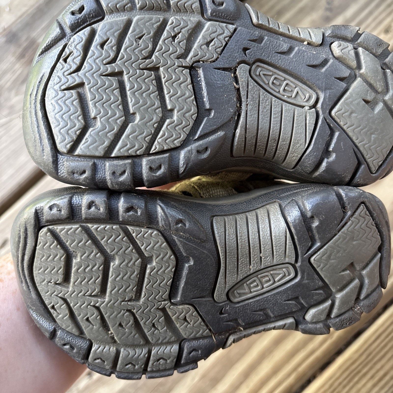 Sandali Keen marroni bambino taglia 8