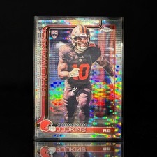 2025 Topps Chrome Quinshon Judkins RC Pulsar Refractor Browns RB Rookie