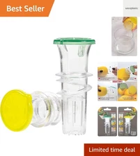 YZC Lemon Squeezer – 2-Pack Lemon-Juicer – BPA-Free Plastic Lime Juicer– Comp...