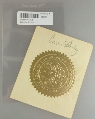 Autogramm US Politiker und Gouverneur Arkansas Carl Bailey um 1940 (136511)