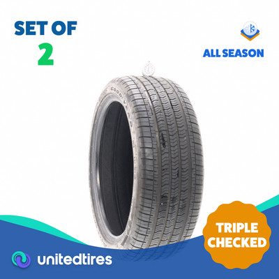 Set of (2) Used 235/40R19 Goodyear Eagle Sport Electric Drive TO (11Z8Y)