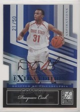 2007 Donruss Elite Extra Edition 21/50 Daequan Cook #58 Auto 0u9