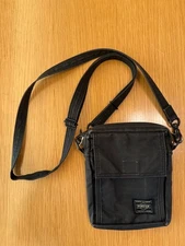 Porter Black Yoshida Bag Sacoche Mini Shoulder Bag Yoshida rare