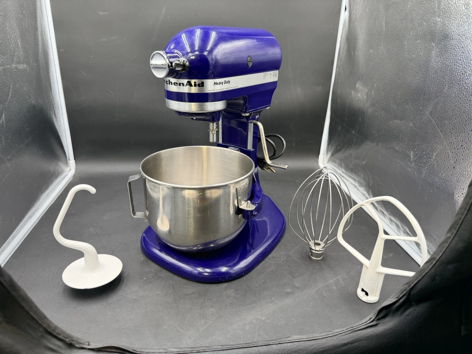 Vintage KitchenAid K5SS Lift Stand Mixer Heavy Duty 325W 5qt Bowl & Attachments
Opens in a new windo
