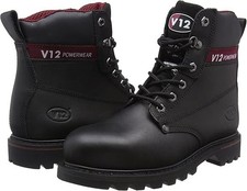 V12 Powerwear V1235 Boulder Steel Toe Cap Leather Boots UK Size 10 High Quality