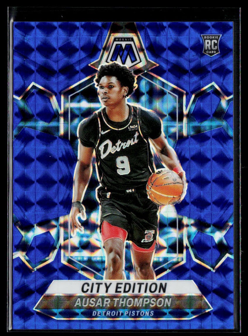 2023-24 Panini Mosaic #290 Ausar Thompson Blue #/199