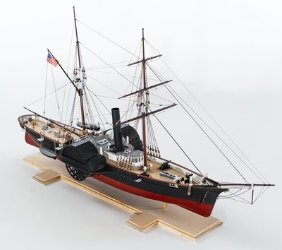 Model Shipways 2270 1:96 1857 USCG Steam Paddle Cutter & Gunboat Model Ship Kit