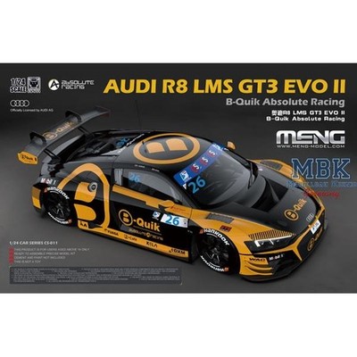 MENG MODEL MENG-CS011 Audi R8 LMS GT3 EVO II B-Quik Absolute Racing