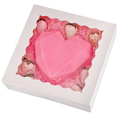 20-Pack Pie Boxes 10'' x 10'' x 2.5'' Cookie Boxes Bakery Boxes with Window for ...