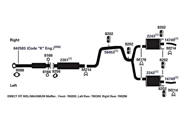 For Chevy Monte Carlo 2003-2005 AP Exhaust 14749 Exhaust Tailpipe Foto 2 de 2