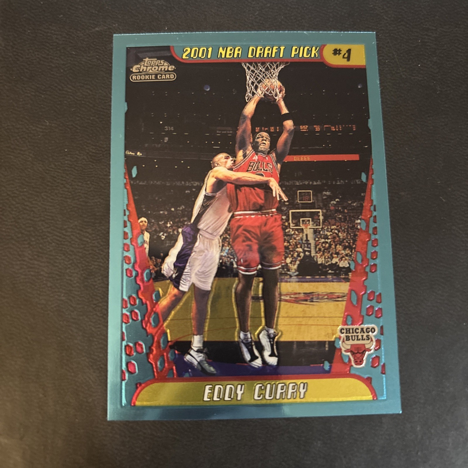 2001-02 Topps Chrome - 2001 NBA Draft Pick Eddy Curry #132 (RC)