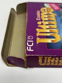 NES Nintendo - Ultima Exodus - CIB Complete in Box w/ Manual - Tested (FCI 1989)