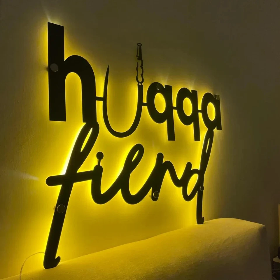 Letrero de metal retroiluminado personalizado corte láser 3D LED logotipo de empresa pantalla de pared exterior Foto 3 de 4