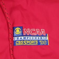 GEAR for Sports Men NCAA Championship 1998 CBS Sports Red Jacket Size Large VTG