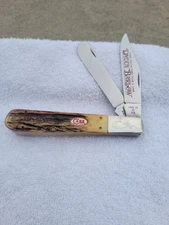 Case xx USA Grand Daddy Barlow Knife Stag Handles 1988 Case Collectors Club 