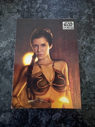 A Different side of Leia #729 Star Wars 2012 Topps Galaxy Series 7 card