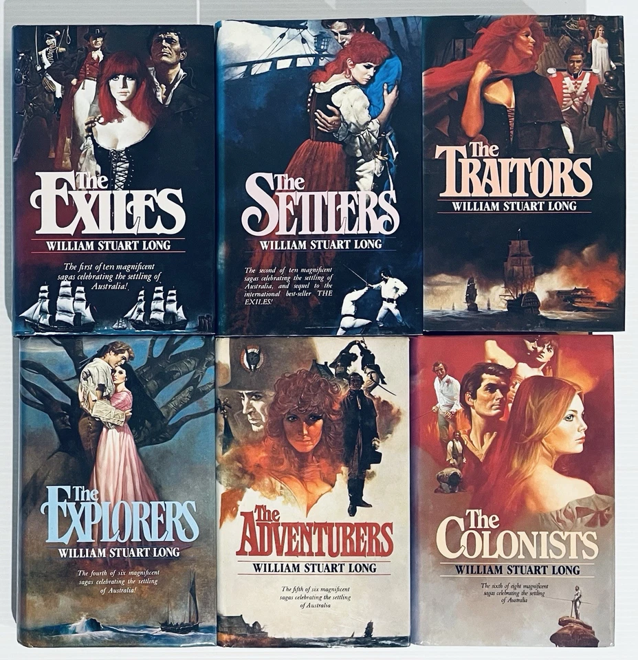 10x The Australian Series Vintage HC DJ Books by William Stuart Long Bundle Lot - image 2 of 4