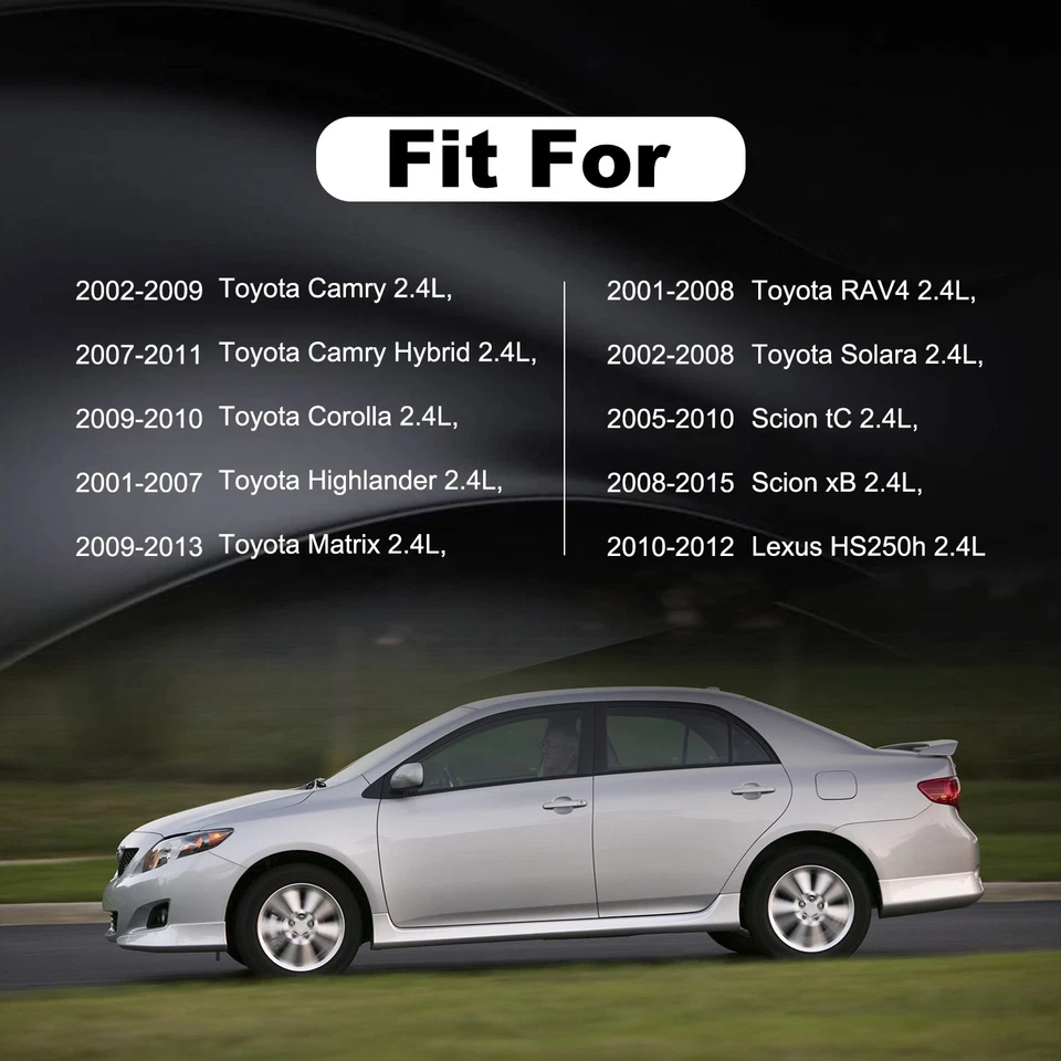 PCV Valve & PCV Pipe Kit for 2002-2009 Toyota Camry 2010-2012 Lexus HS250h - Image 4 of 4