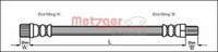 Bremsschlauch Vorne Links Rechts Metzger 4114667 FüR CitroËN Peugeot