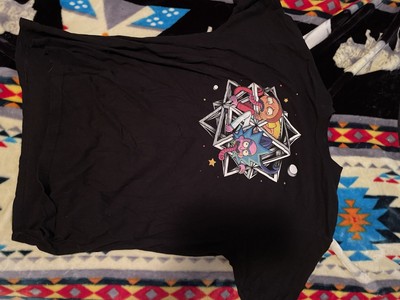 Hot Topic Men's Rick & Morty Black Short Sleeve Shirt
