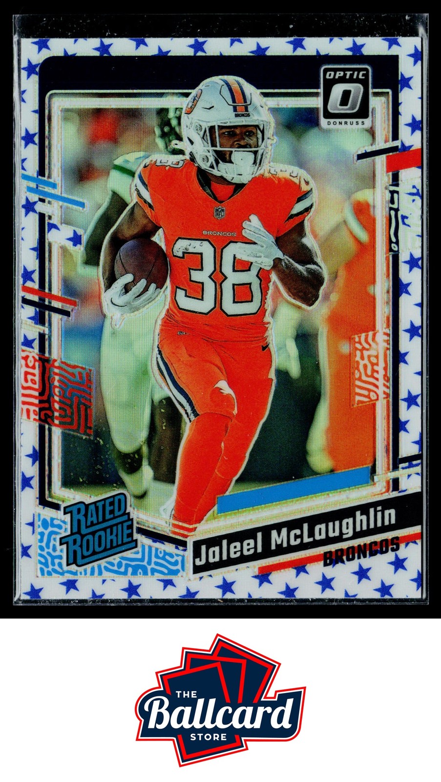 2023 Donruss Optic #232 Jaleel McLaughlin Stars