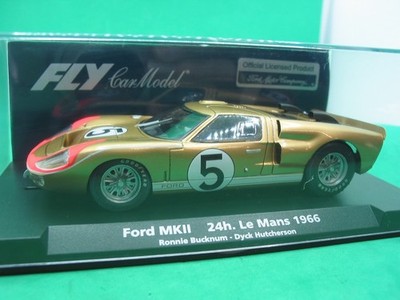 Fly 1/32nd A764 Ford MKll LM 66 GOLD #5 Neu in OVP Scalextric Comp