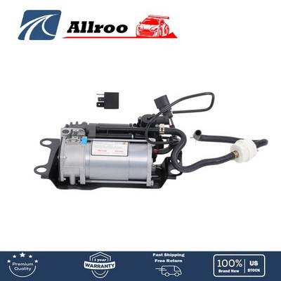 4H0616005C Air Suspension Compressor with Bracket For Audi A8 Quattro 2011-2018