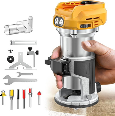 #ad #ad DEWALT DCW600B 20V MAX XR Brushless Cordless Compact Router Tool Only New $109.93