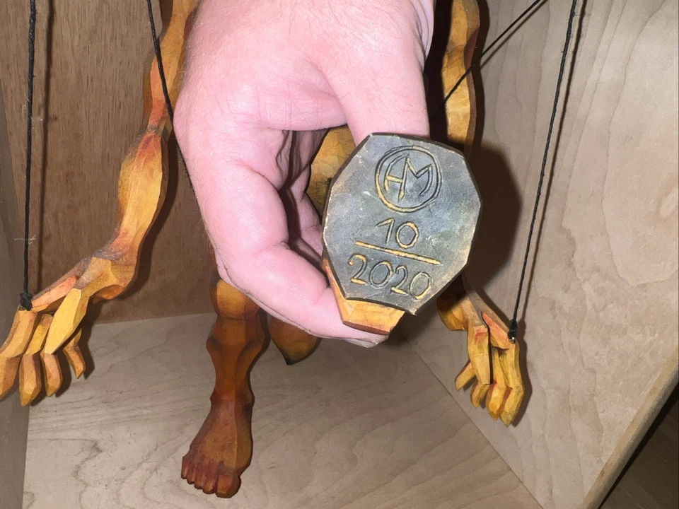 Marioneta Checa Artesanal Edición Limitada: Vampiro Demoníaco Foto 4 de 4