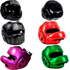 Fairtex HG13, HG14, HG17 Head Guard Headgear Muay Thai Boxing MMA Free Shipping