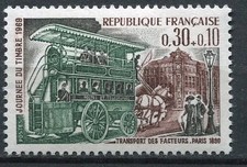 TIMBRE FRANCE NEUF luxe N° 1589 ** JOURNEE DU TIMBRE OMNIBUS FACTEURS