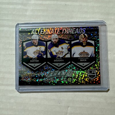 2023-24 Upper Deck -Alternate Threads Anze Kopitar, Drew Doughty, Jonathan Quick