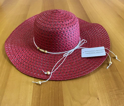 Baldinini Women's Wide Hee Hat Summer Class Design Beach Shells - product listing photo