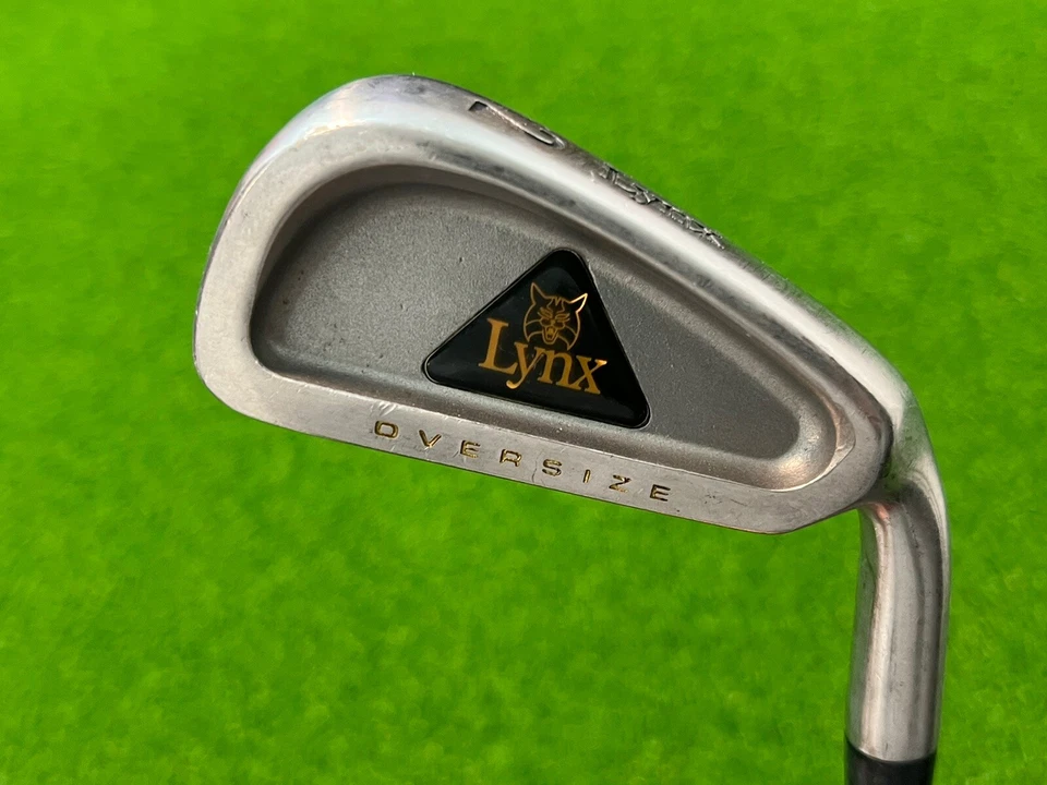 LYNX GOLF OVERSIZE (2) HIERRO para diestros grafito rígido flexible agarre original 40" Foto 2 de 4