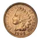 1906 1C Indian Head Cent AU+ Details #