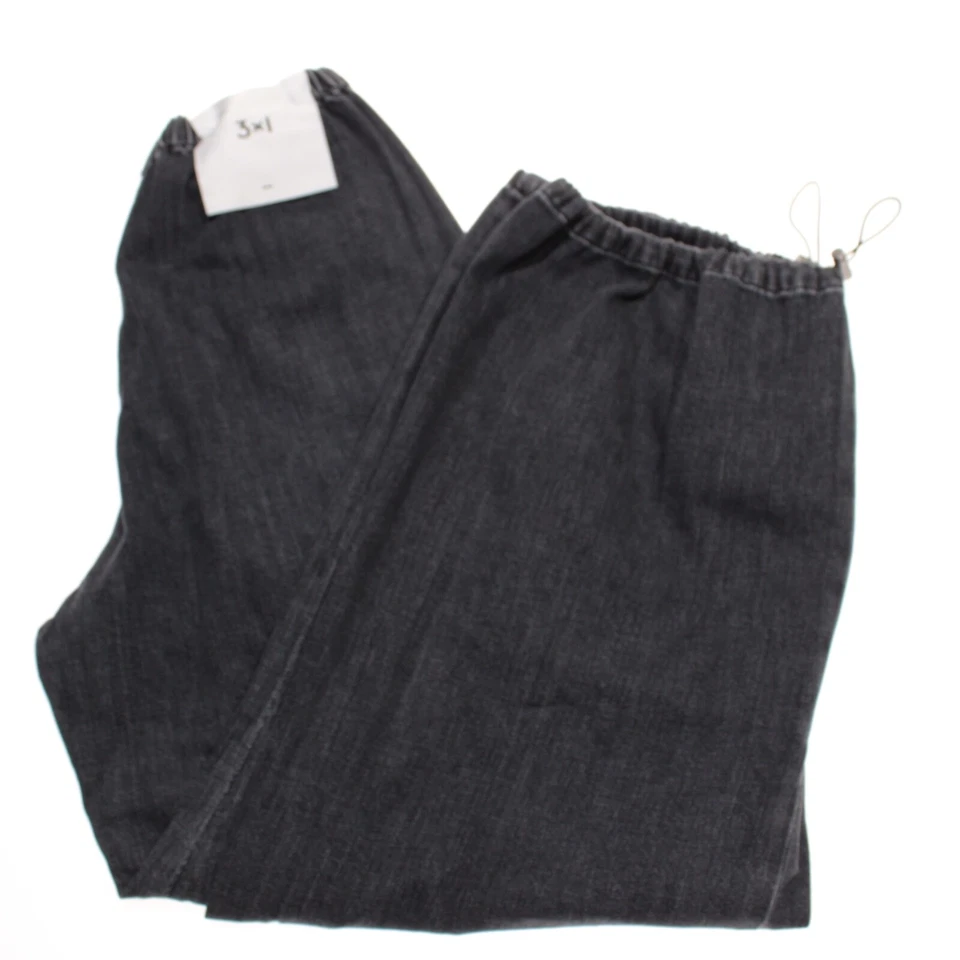 Pantalones de chándal informales de patinador 3x1 nuevos con etiquetas con cordones talla 27 EE. UU. en gris oscuro Foto 2 de 4