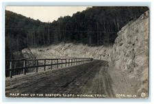 c1910's Half Way Up The Eastern Slope Mohawk Trail MA RPPC Photo Postcard