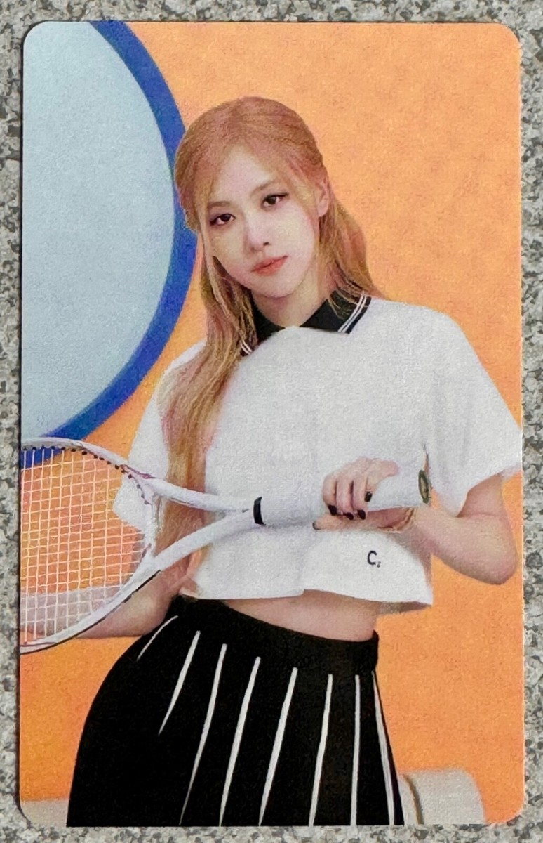 【レア】BLACKPINK BPTG ゲーム 限定トレカ BLACKPINK BPTG SPORTY TENNIS CLUB EDITION Official Photocard ROSÉ