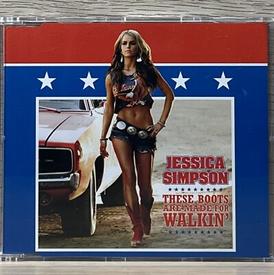 Jessica Simpson These Boots Are Made For Walkin 2005 2 Track CD Single