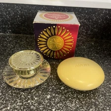 Vintage Avon Scentiments Occur! Cream Sachet & Soap Set w/Box NOS NEW